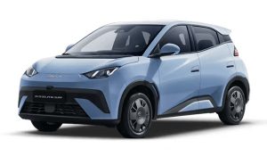 Light blue BYD Dolphin Surf