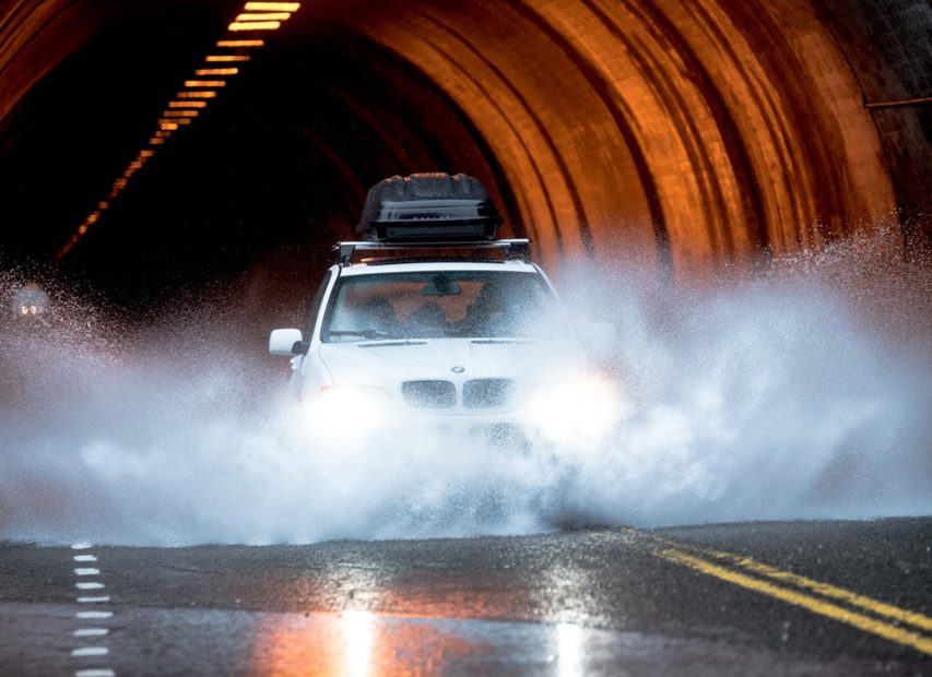 flooded driving